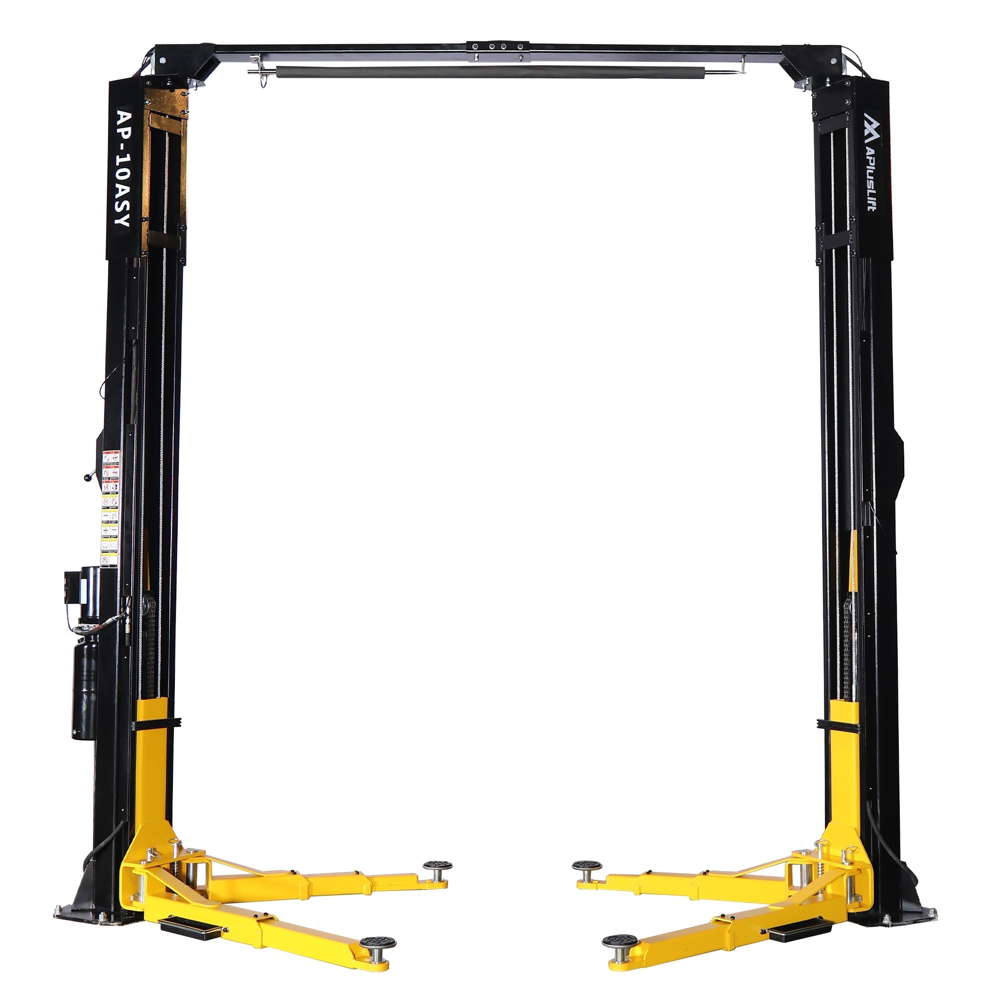 APlusLift 10,000LB 2-Post Overhead Asymmetric Single Release Car Lift with 3 Year Warranty – HW-10ASY