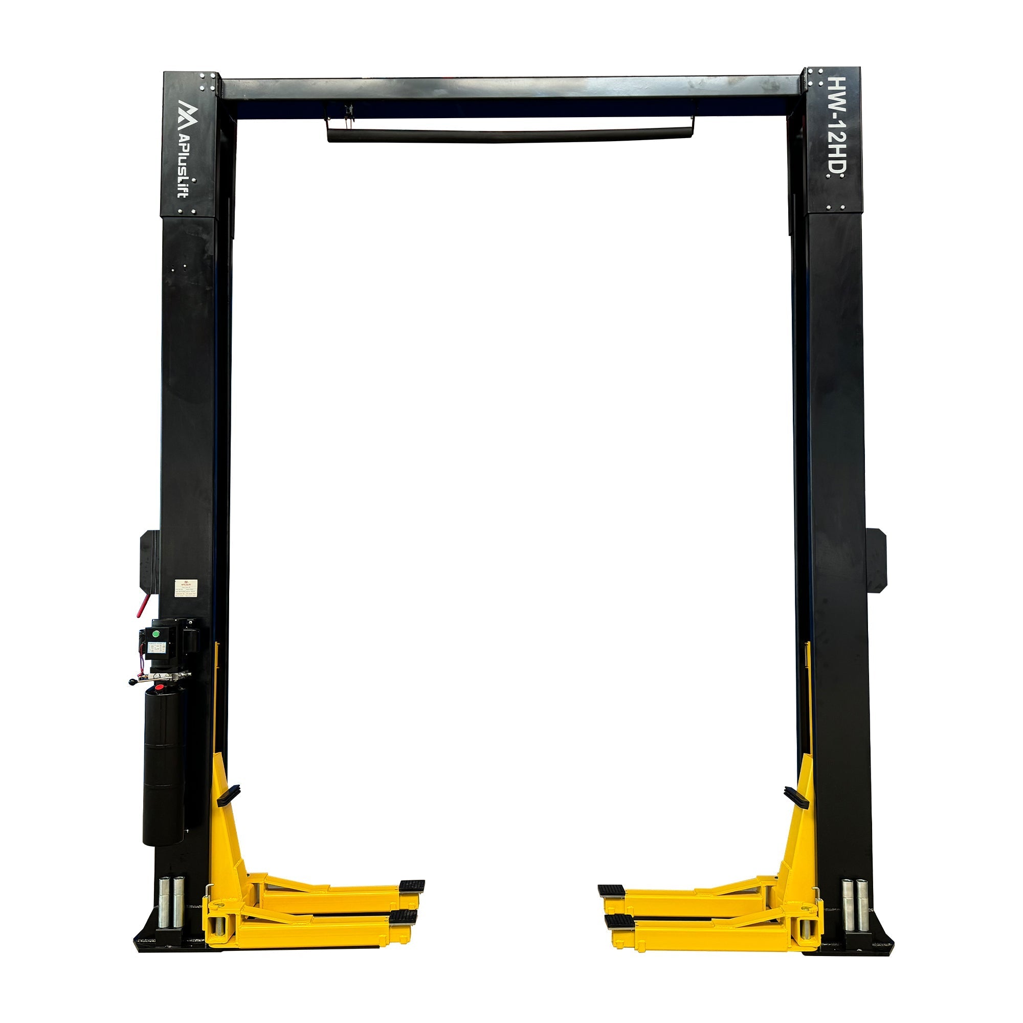 APlusLift 12,000LB 2-Post Overhead Single Release Direct Drive Car Lift with 3 Year Warranty – HW-12HD