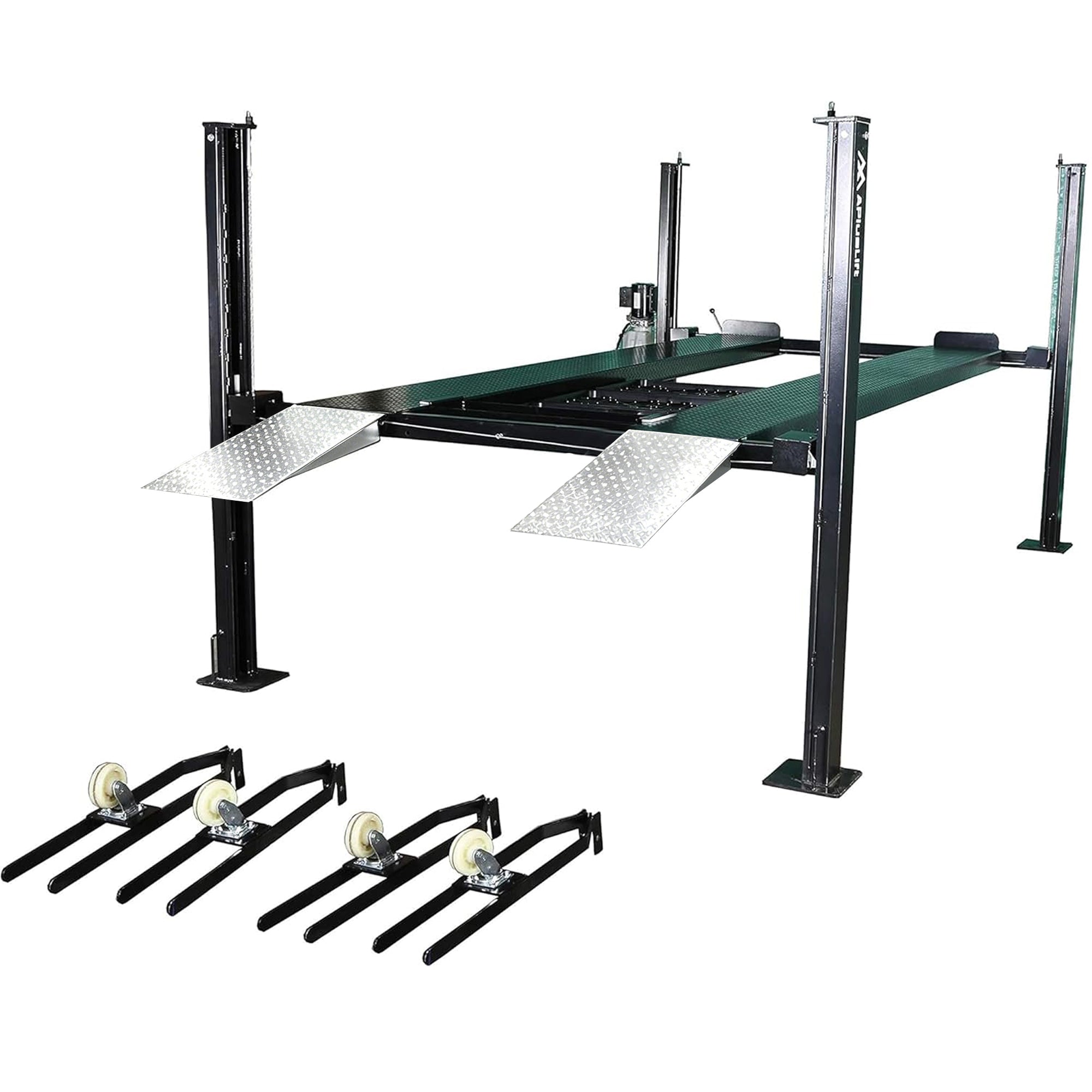 APlusLift 8000LB 4-Post Portable Parking Storage Service Car Lift – HW-8S or HW-8SXLT