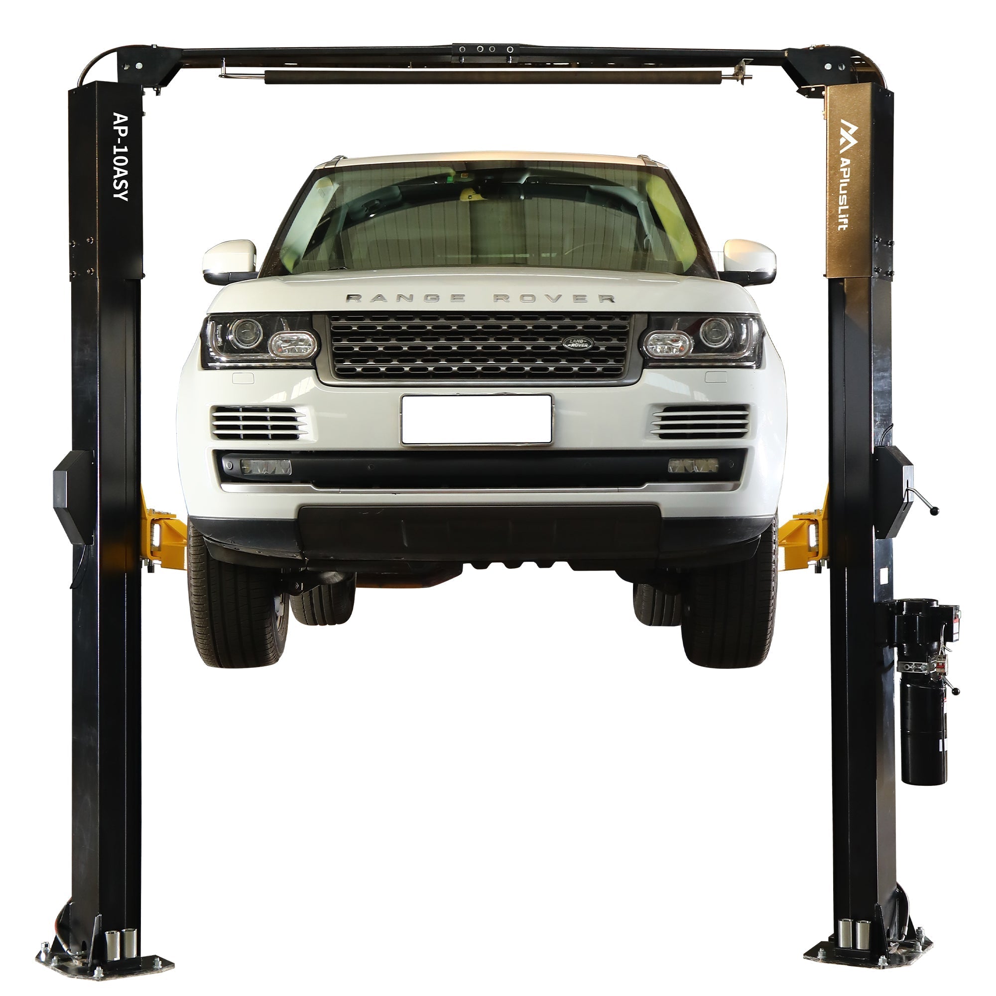 APlusLift 10,000LB 2-Post Overhead Asymmetric Single Release Car Lift with 3 Year Warranty – HW-10ASY