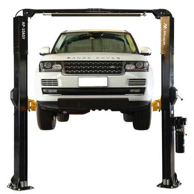 APlusLift 10,000LB 2-Post Overhead Asymmetric Single Release Car Lift with 3 Year Warranty – HW-10ASY