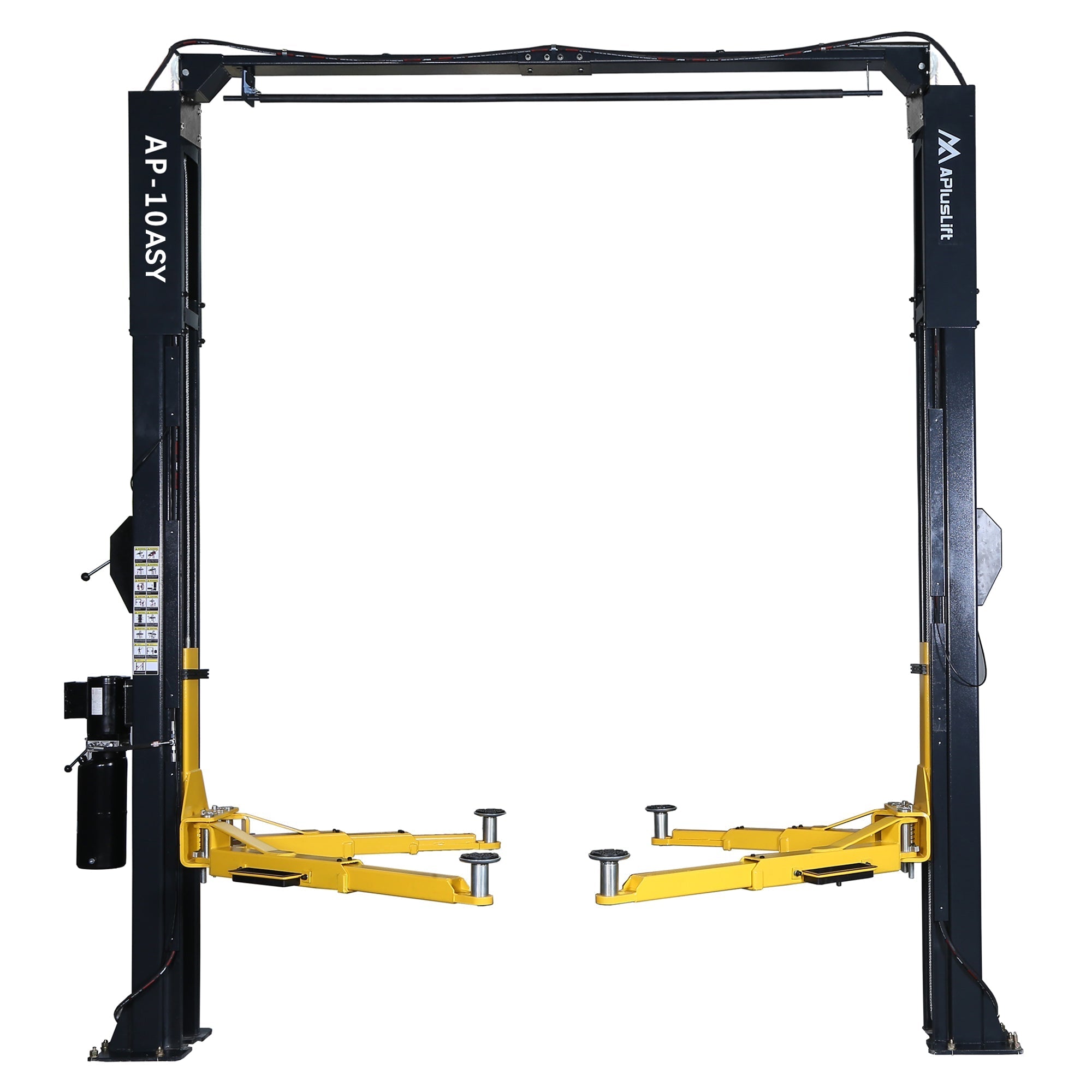 APlusLift 10,000LB 2-Post Overhead Asymmetric Single Release Car Lift with 3 Year Warranty – HW-10ASY