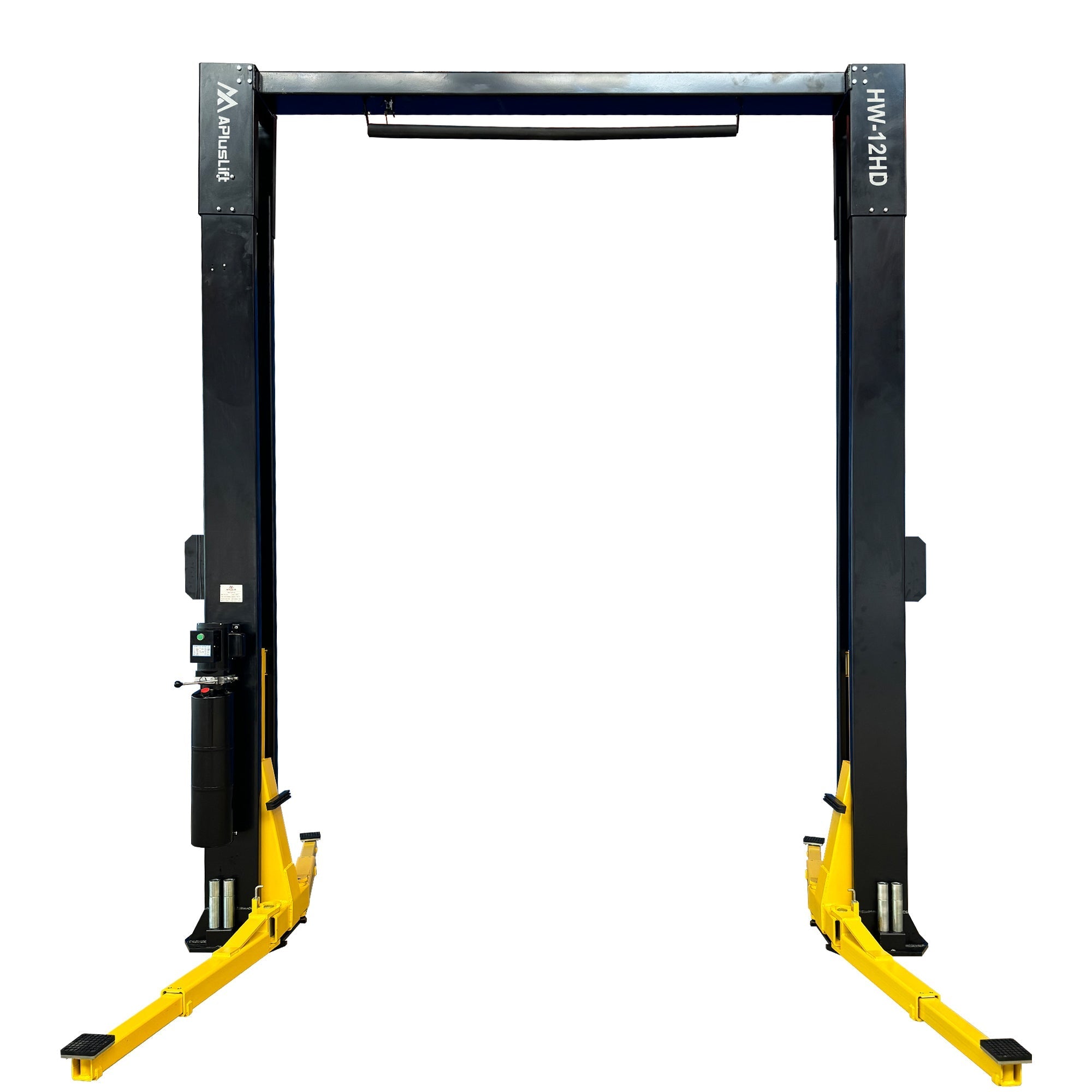 APlusLift 12,000LB 2-Post Overhead Single Release Direct Drive Car Lift with 3 Year Warranty – HW-12HD
