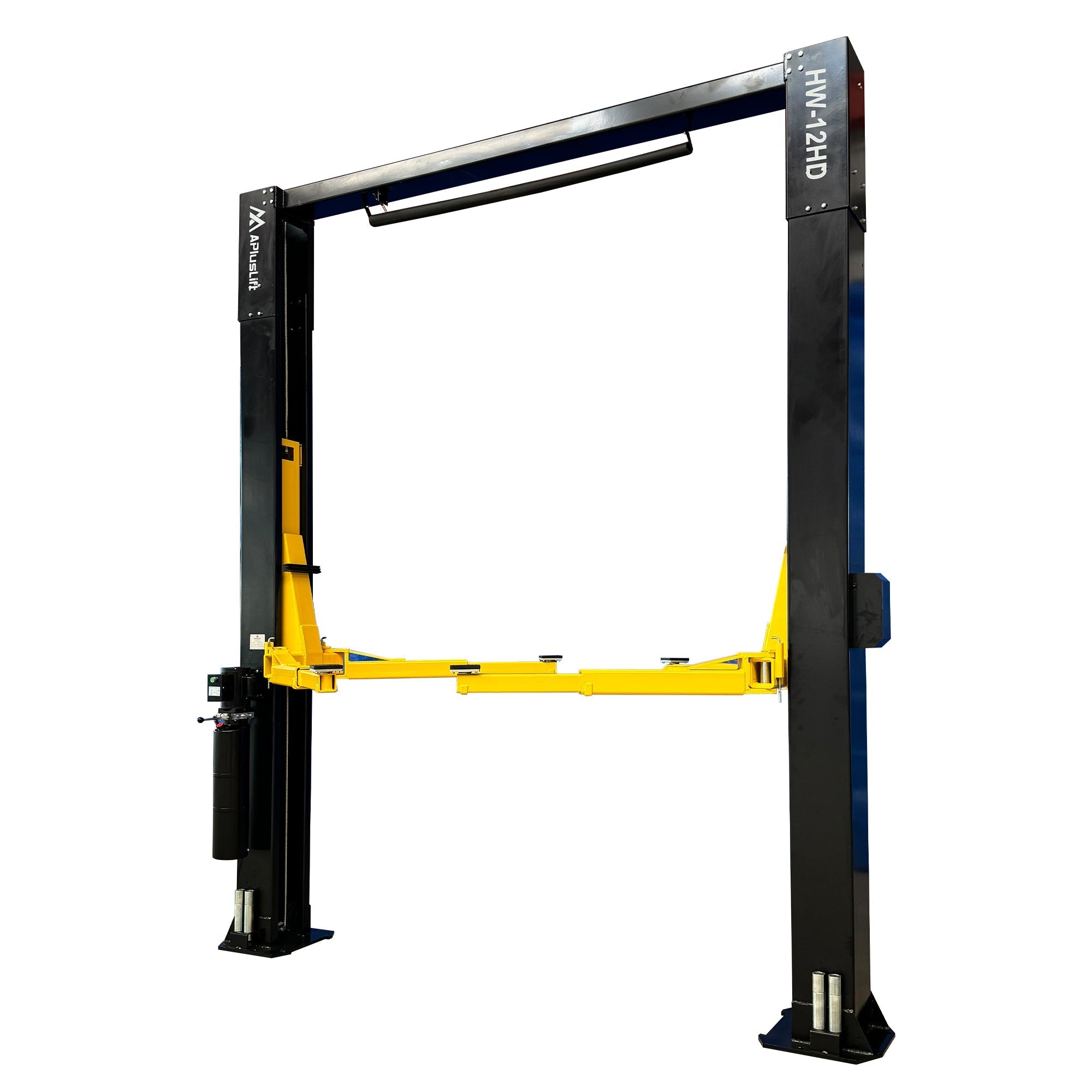APlusLift 12,000LB 2-Post Overhead Single Release Direct Drive Car Lift with 3 Year Warranty – HW-12HD